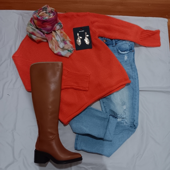 Franco Sarto Brown 2” Heeled Boots - Picture 12 of 13